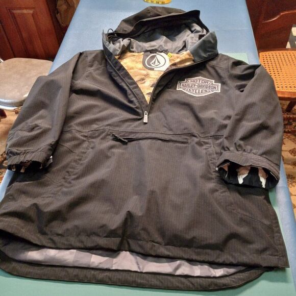 Harley-Davidson Motor Cycles/Volcom Inc XL Wolf interior Faith Pullover Biker - Picture 1 of 11